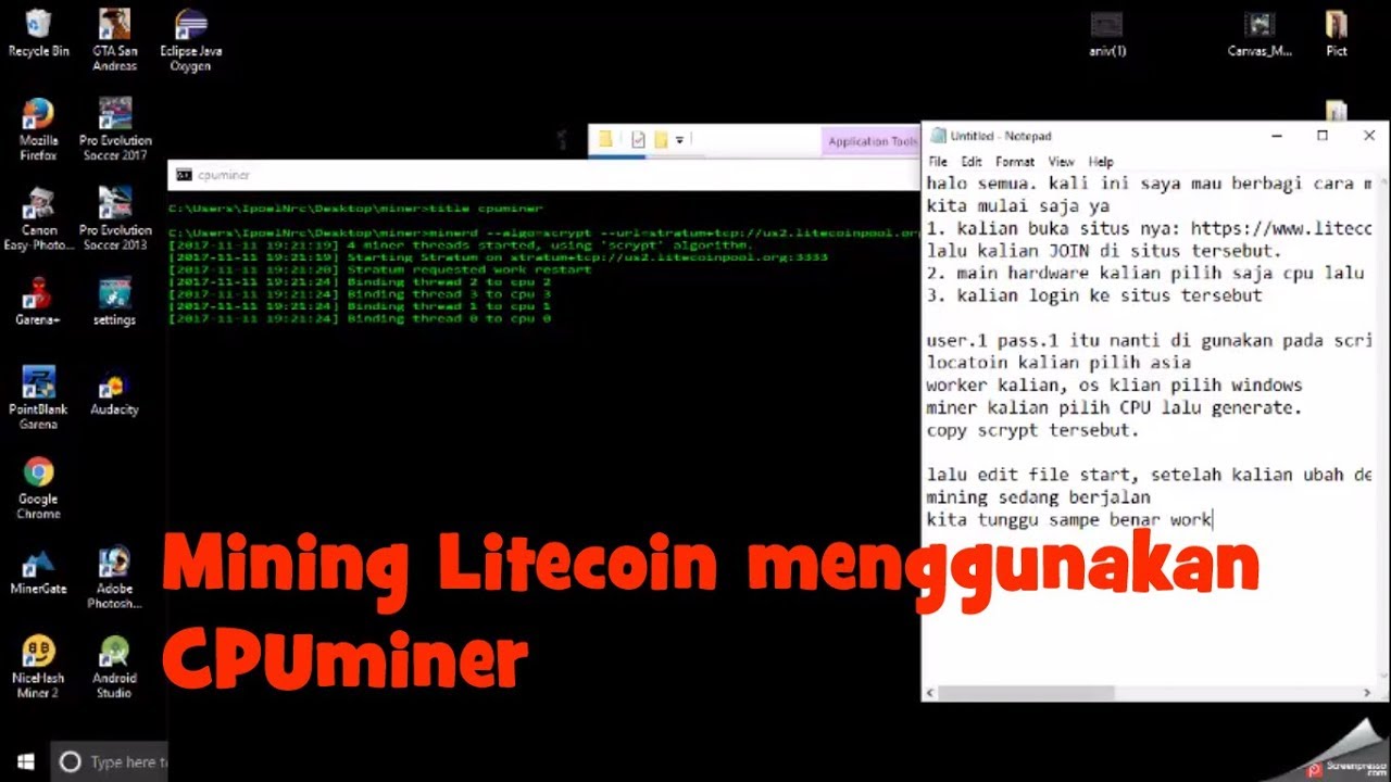 Litecoin mining program